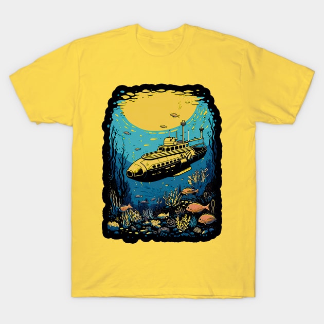 Submerged Secrets T-Shirt by Themed Quest